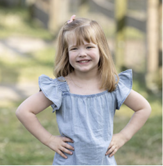 Lila, an infant to preschooler with moderate-to-severe atopic dermatitis