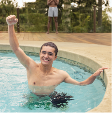 Tyler's moderate-to-severe atopic dermatitis at seventeen years old