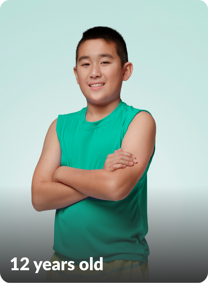 Kayden, an adolescent with moderate-to-severe atopic dermatitis