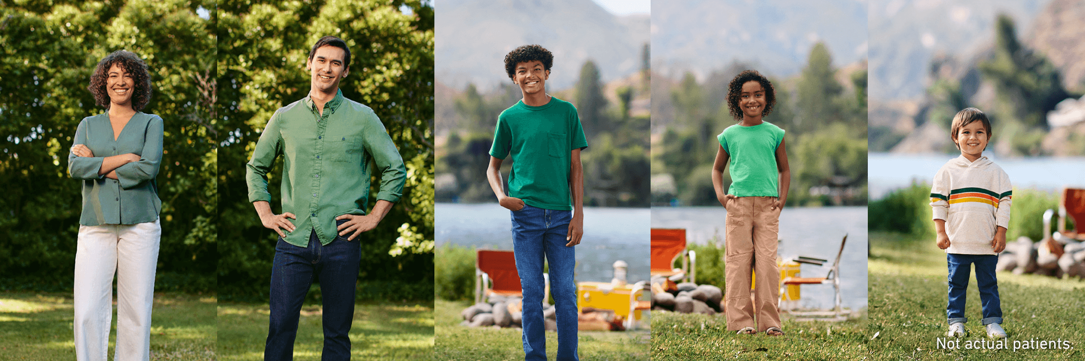 collage of adults, adolescents and children who may be appropriate EoE patients for Dupixent® (dupilumab)