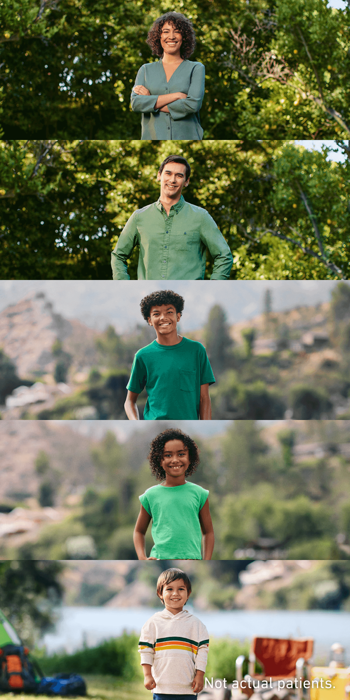 collage of adults, adolescents and children who may be appropriate EoE patients for Dupixent® (dupilumab)