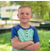 Beckett, a child with moderate-to-severe atopic dermatitis