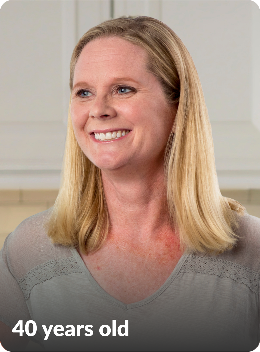 Jennifer, an adult with moderate-to-severe atopic dermatitis